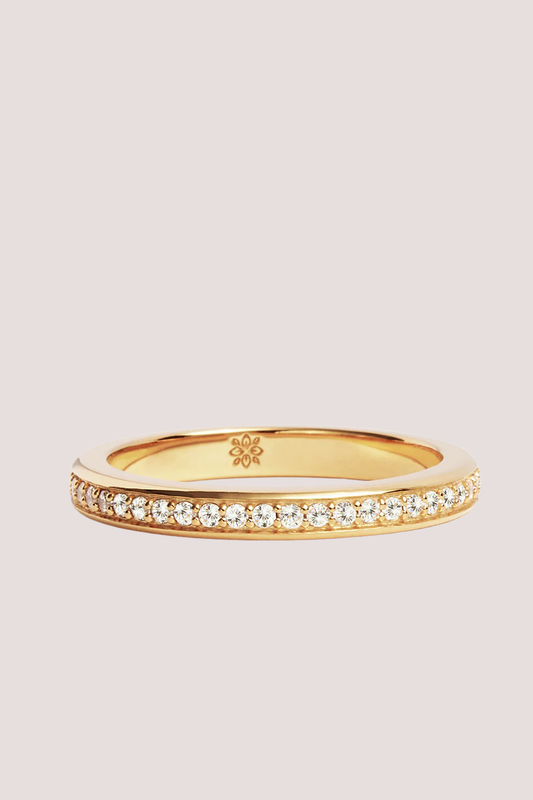 18k Gold Vermeil With Love Ring