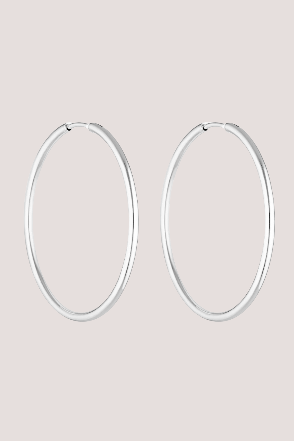 90's Hoops 40mm | Silver