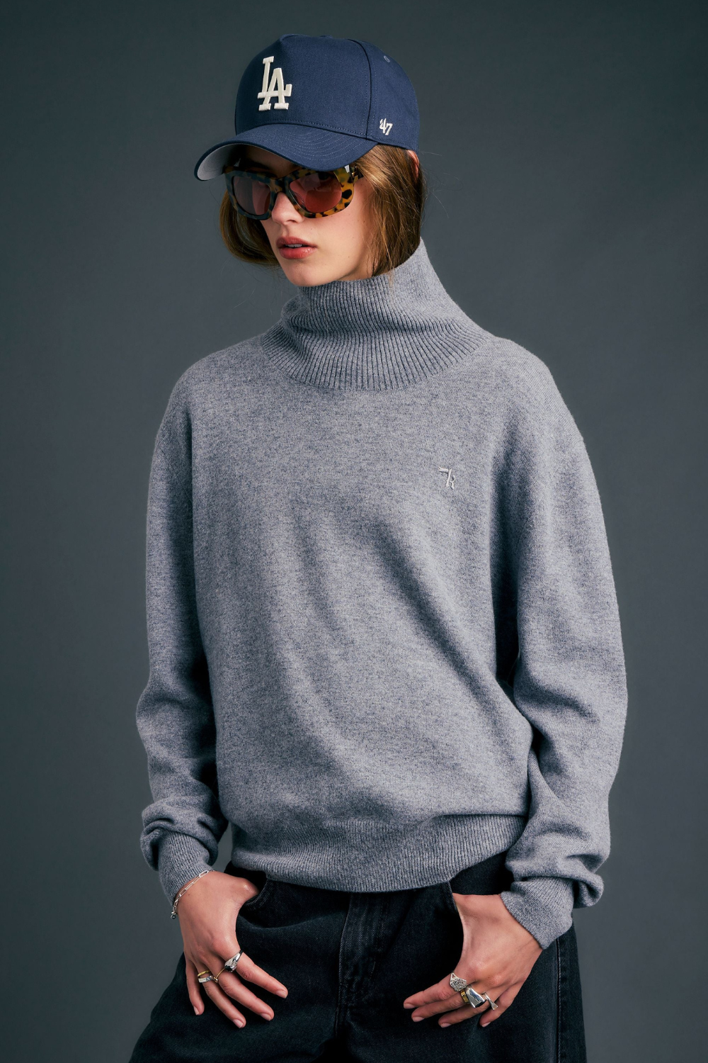 Margot Sweater | Grey Marle