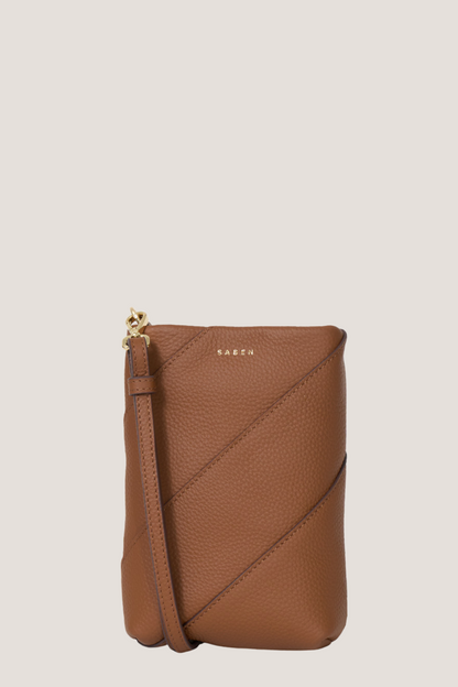 Maggie Crossbody | Tan Bias