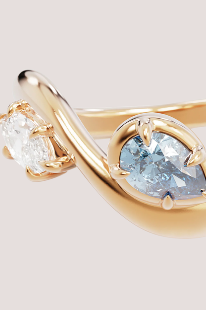 18k Gold Vermeil With Freedom I Become Ring