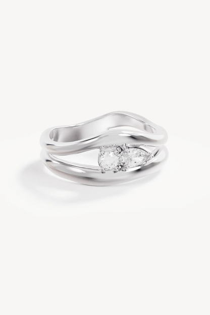 Sterling Silver Celestial Path Ring