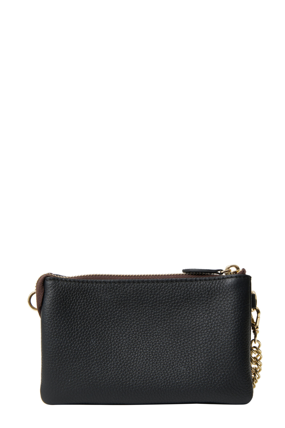 Lily Mini Bag | Black + Gold Curb Chain