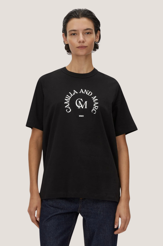 Karine Graphic Tee | Black