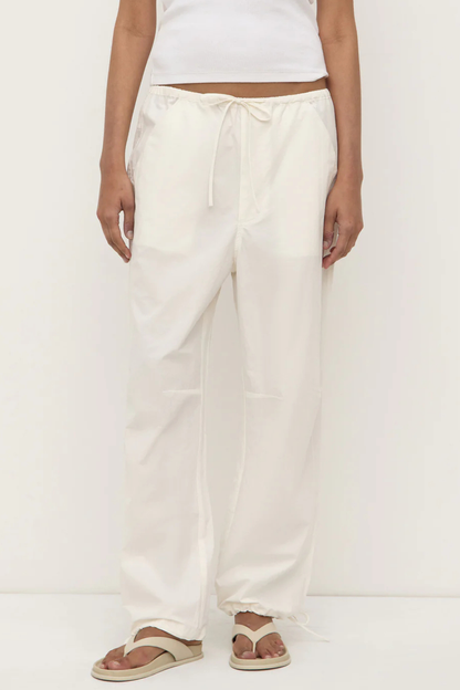 Rooney Poplin Pant | White