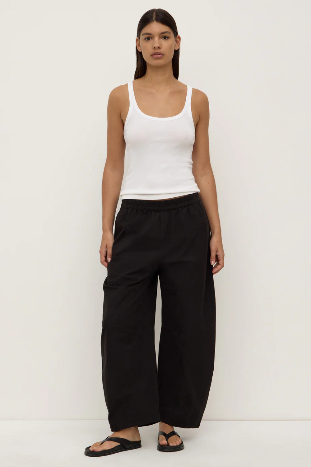 Lola Barrel Pant | Black