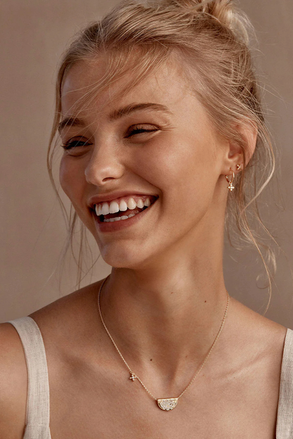 18k Gold Vermeil Live In Light Lotus Necklace