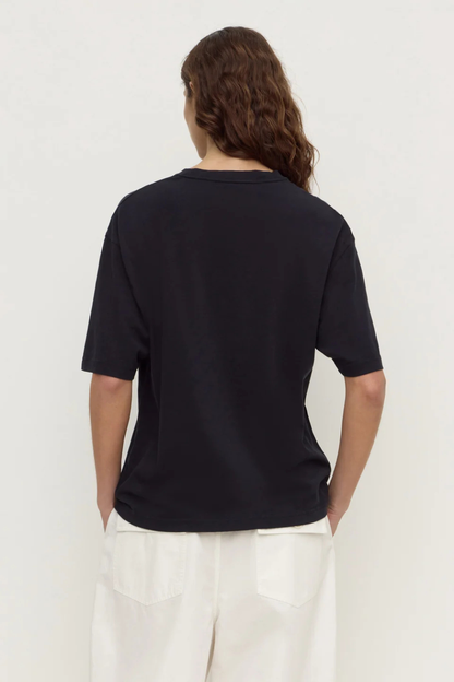 Kira Cotton Hemp Tee | True Navy