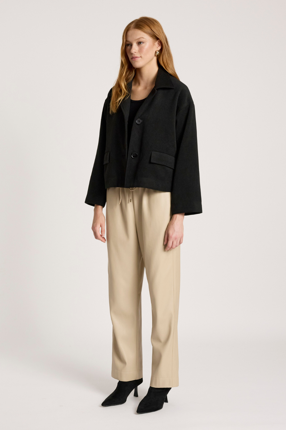 Wanderer Crop Jacket | Black