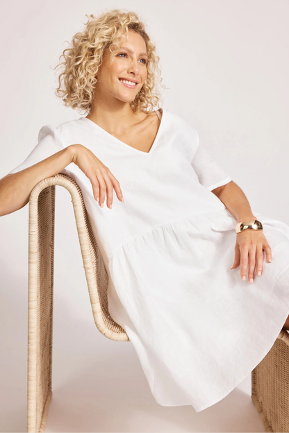 Miramar Midi Dress | White