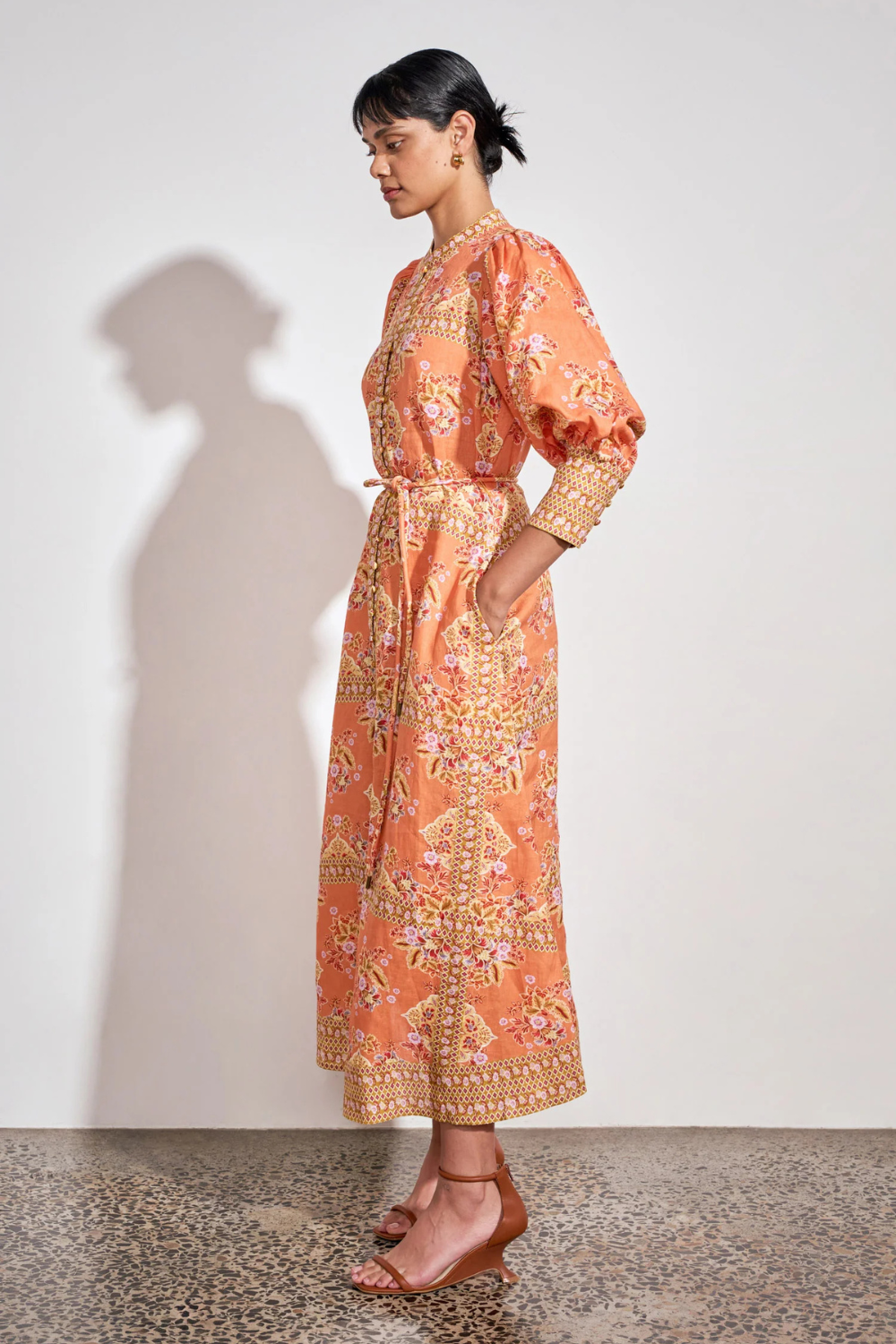 Enveope Dress | Marigold Glow
