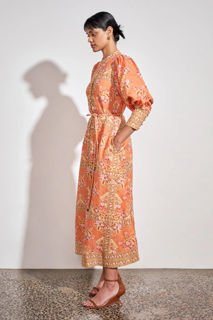 Enveope Dress | Marigold Glow