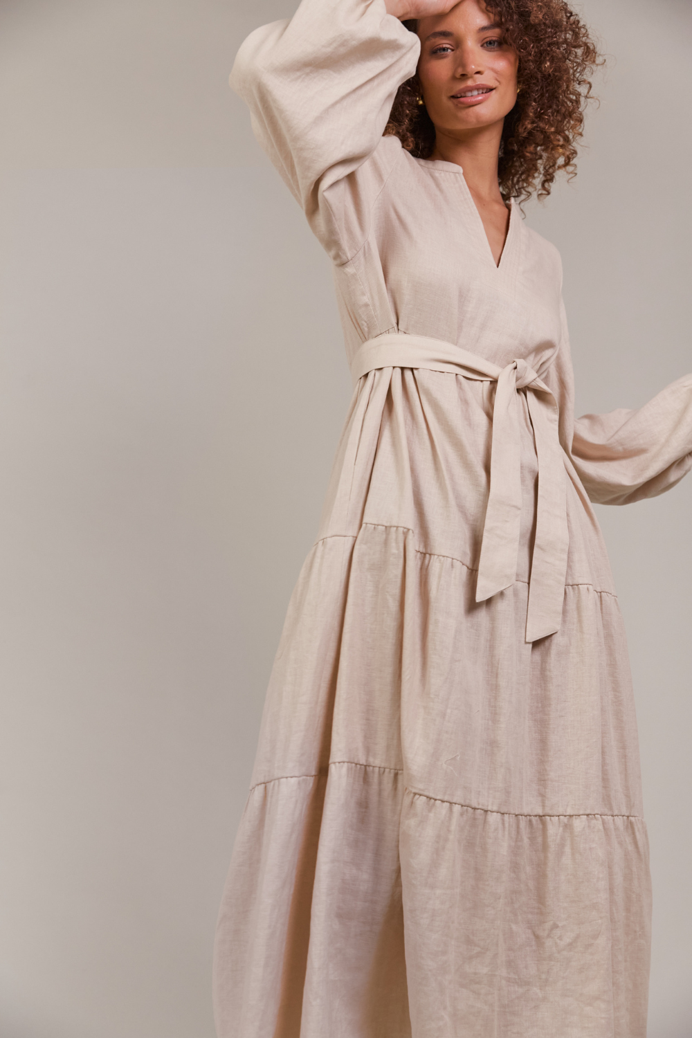 Laax Maxi Dress | Ecru
