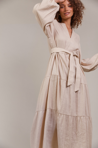 Laax Maxi Dress | Ecru