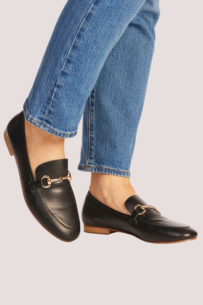 Leila Loafer | Black Calf