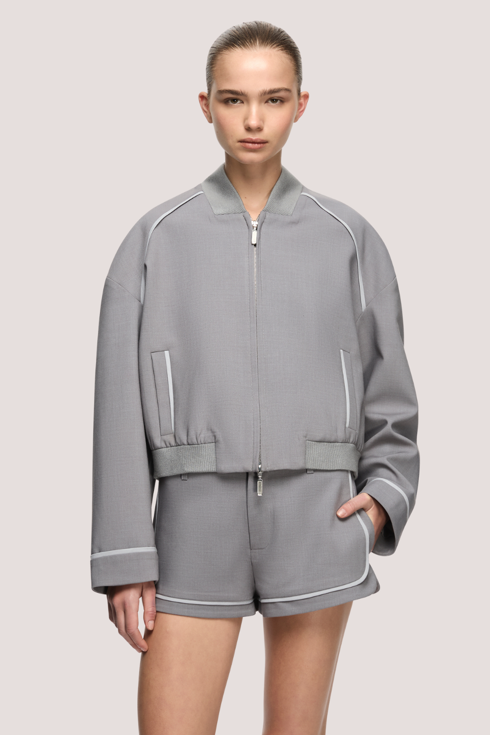 Zylan Jacket | Granite/Pale Grey