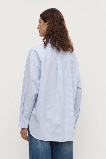 Avoca Stripe Shirt | Blue/White Stripe