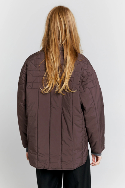 Quilted Voyager Jacket | Mahogany