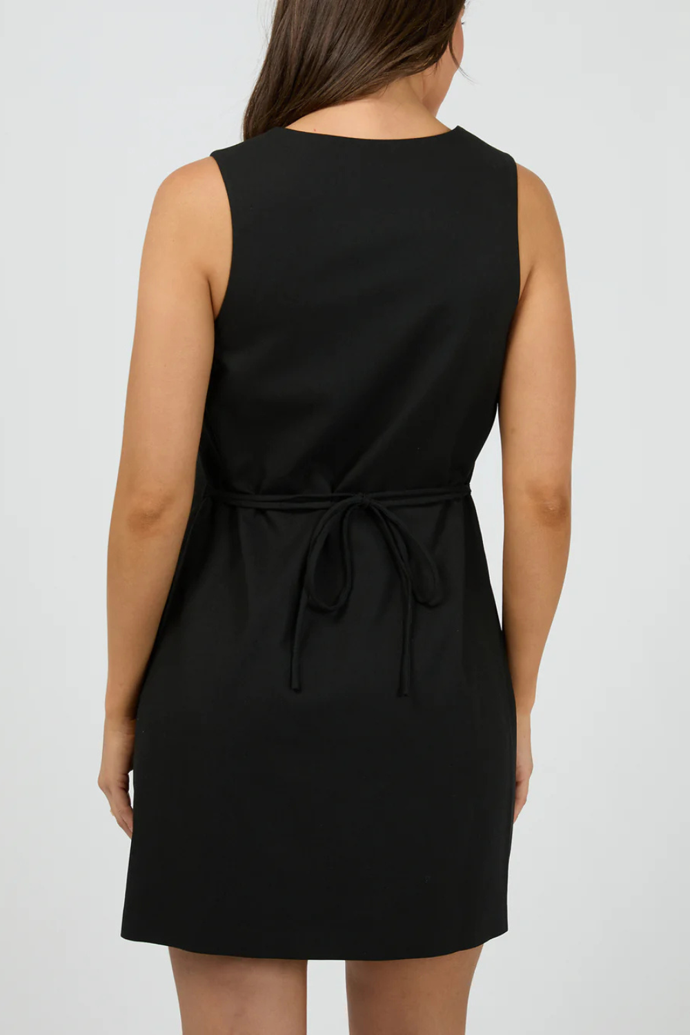 Aftersun Linen Dress | Black