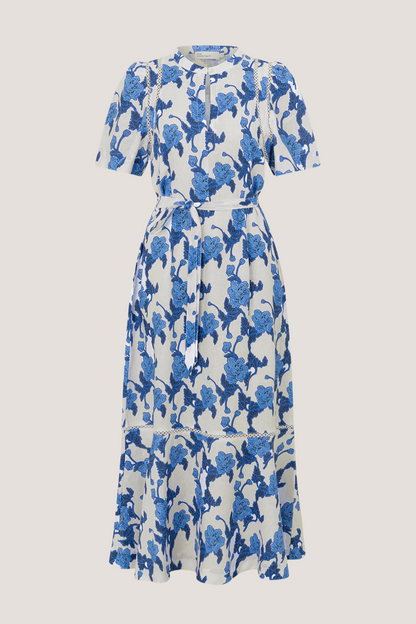 Cable Dress | Azure Bouquet - PRE ORDER
