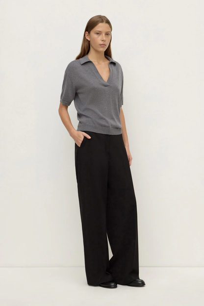 Mira Polo | Dark Grey Marle