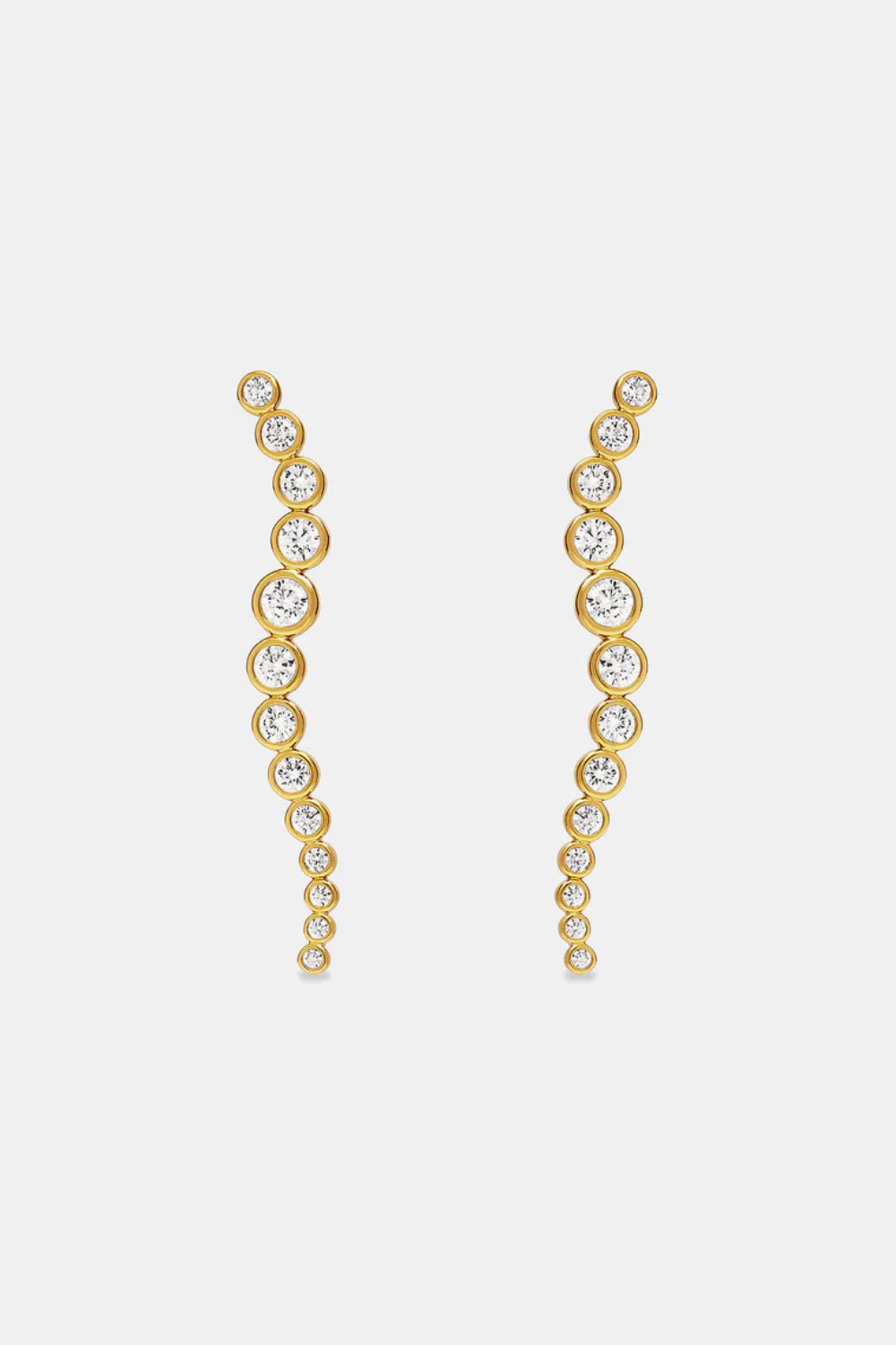 Crescendo Drop Earrings | Gold