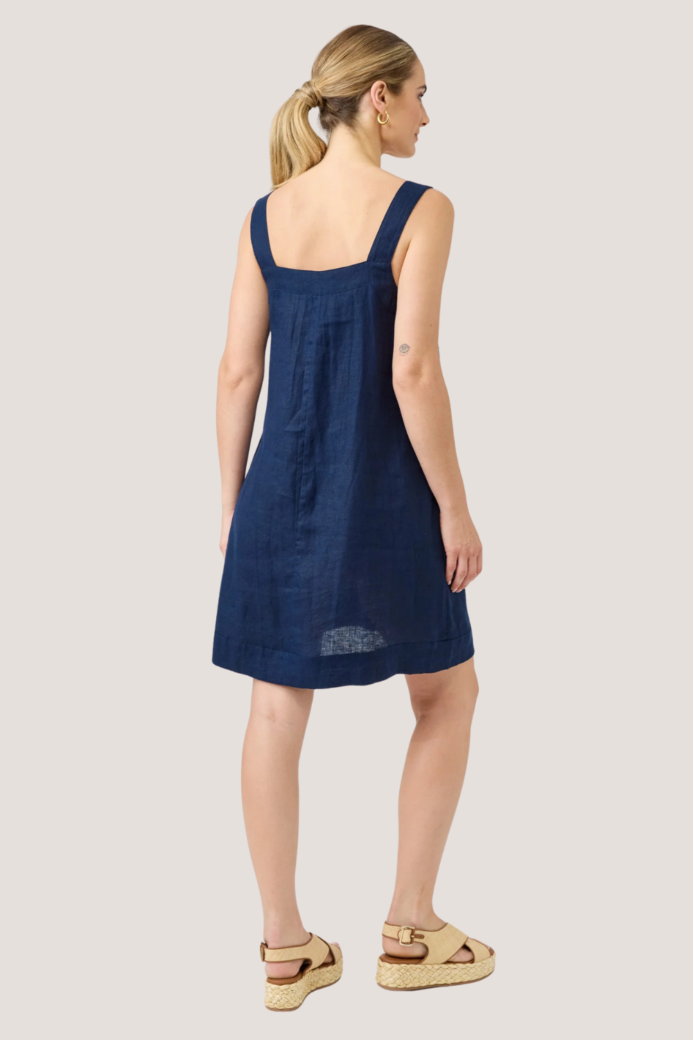 Studio Short Tank Dress | Indigo