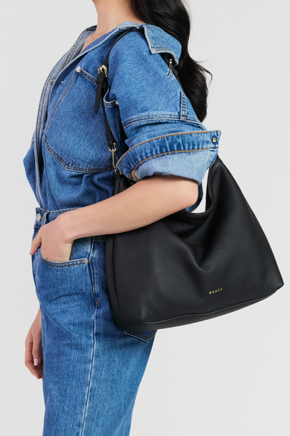 Miki Shoulder Bag | Black Luxe