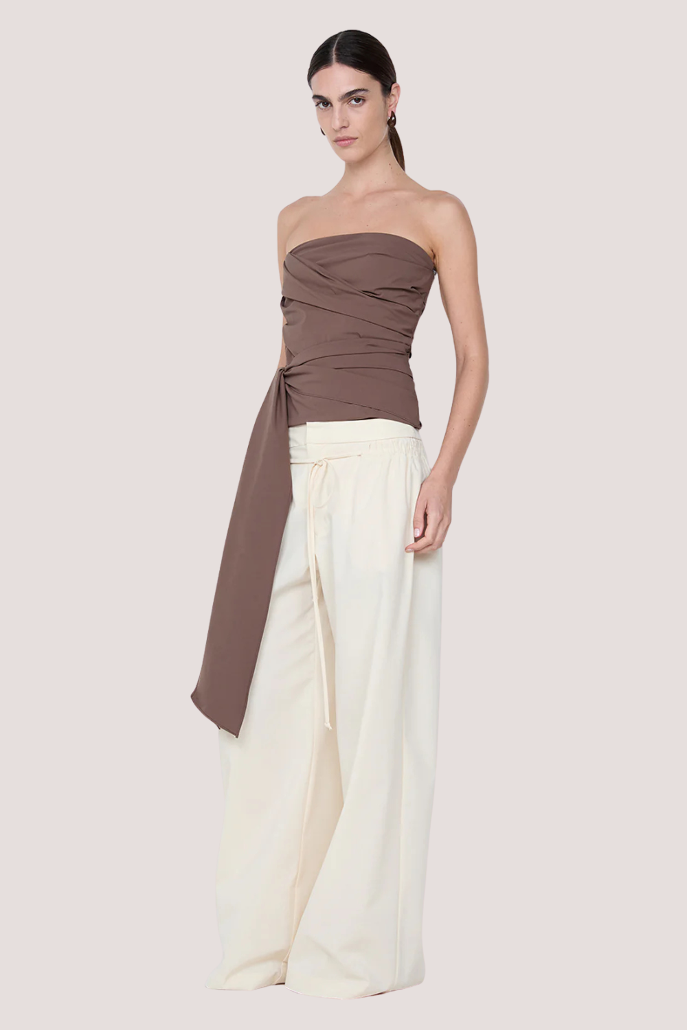 Belle Strapless Top | Milk Chocolate