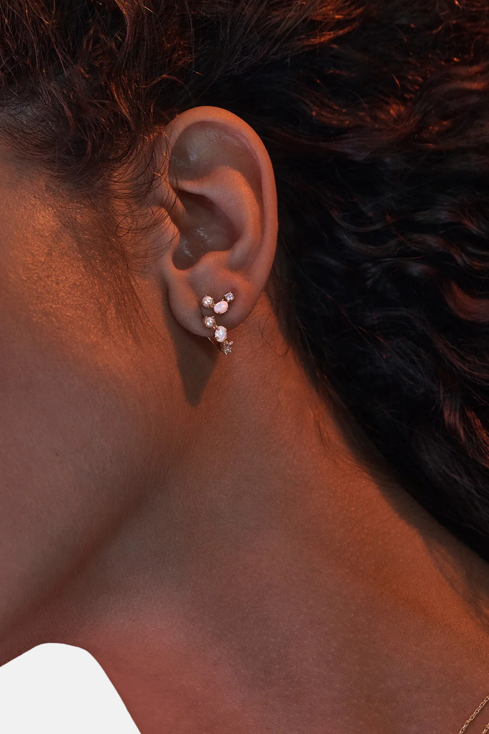 18k Gold Vermeil Cosmic Bloom Hoops