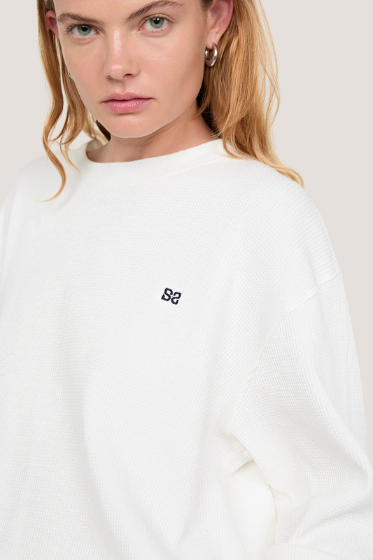 Silo L/S Top | White/Ink