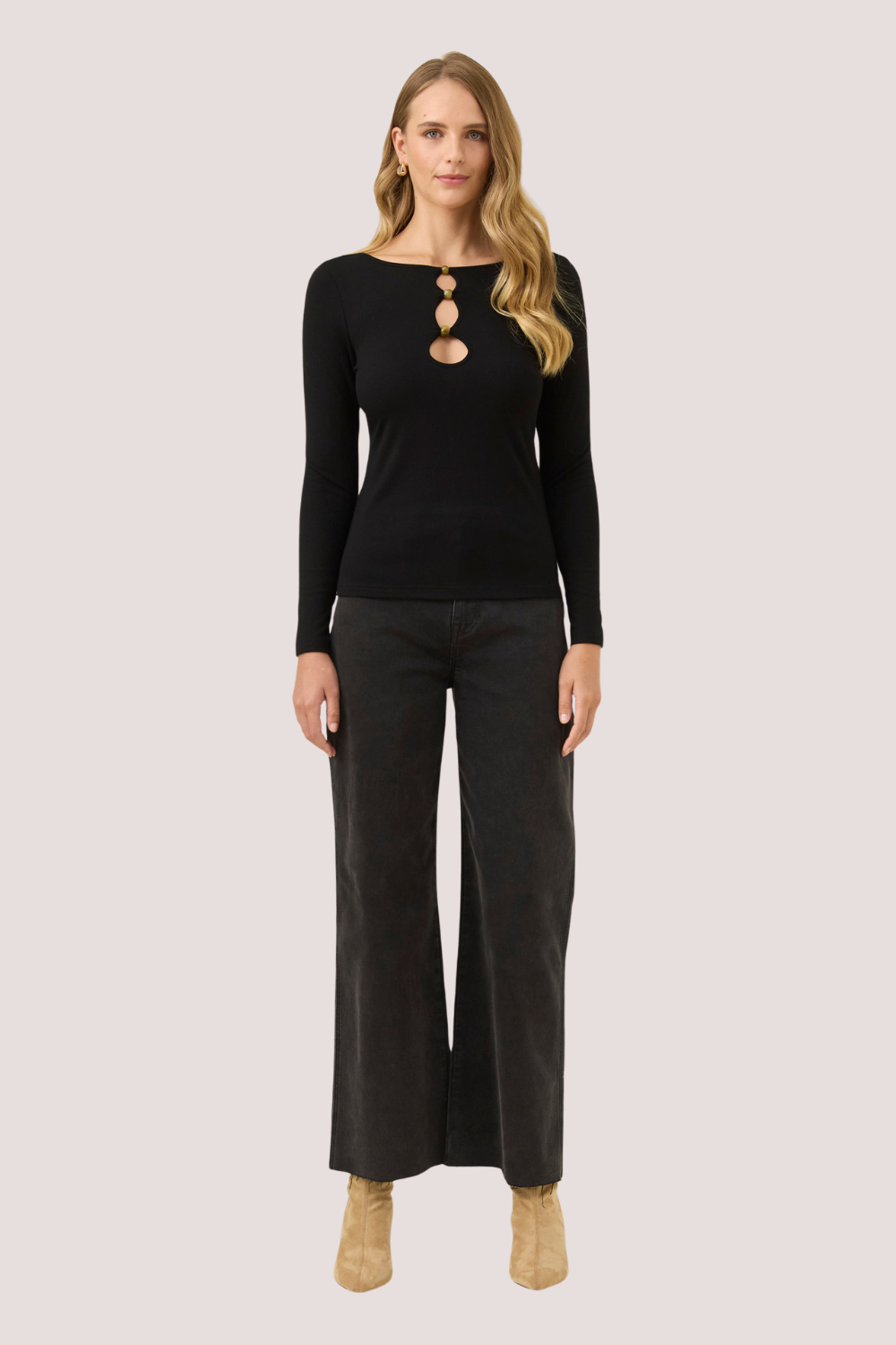 Naria Bead Top | Onyx