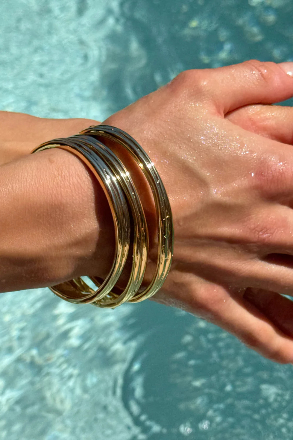 Mallorca Bangles Set | Gold