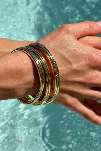 Mallorca Bangles Set | Gold