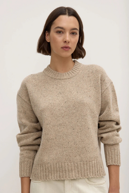 Beau Wool Merino Knit | Stone Marle