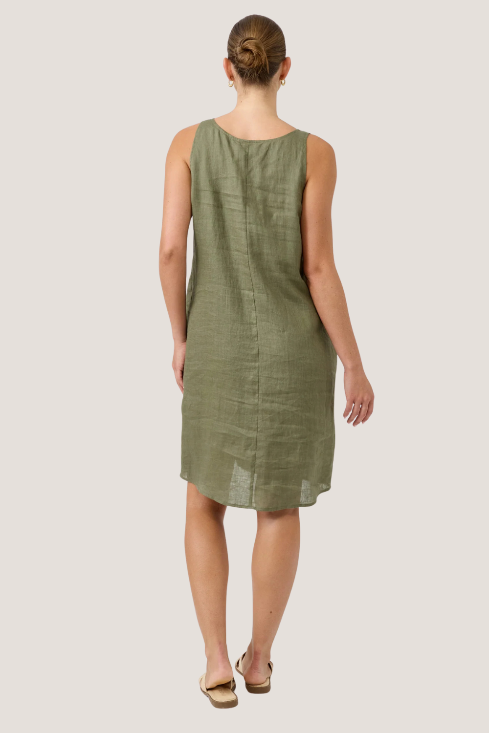 Studio Midi Dress | Khaki