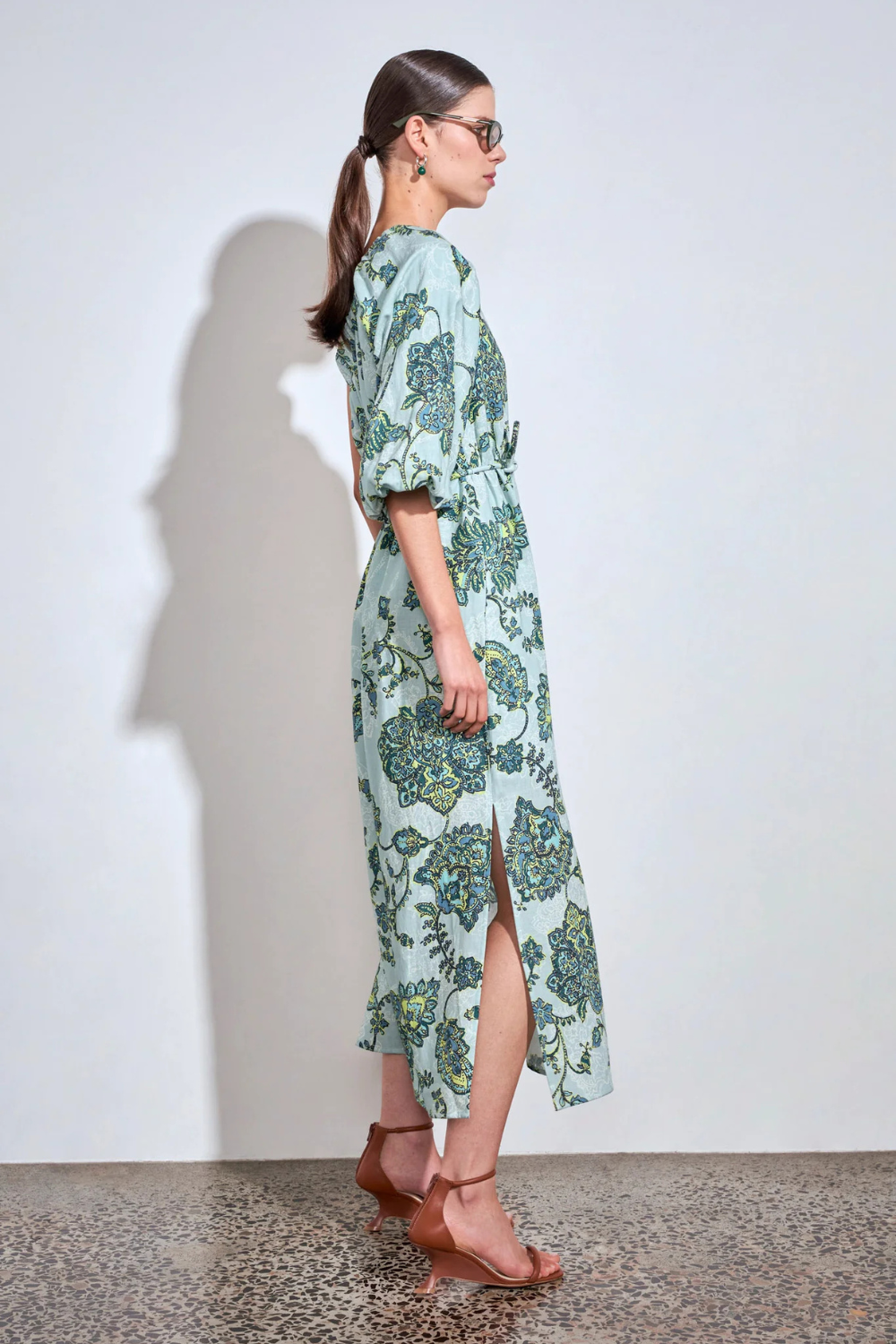 Silhouette Dress | Fern Paisley