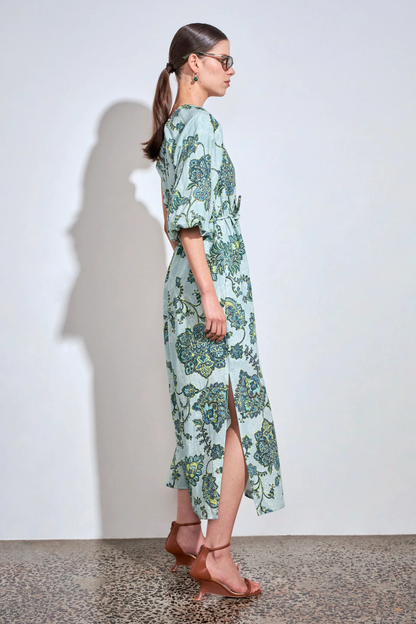 Silhouette Dress | Fern Paisley