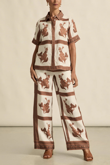 Gesture Pant | Coffee Collage