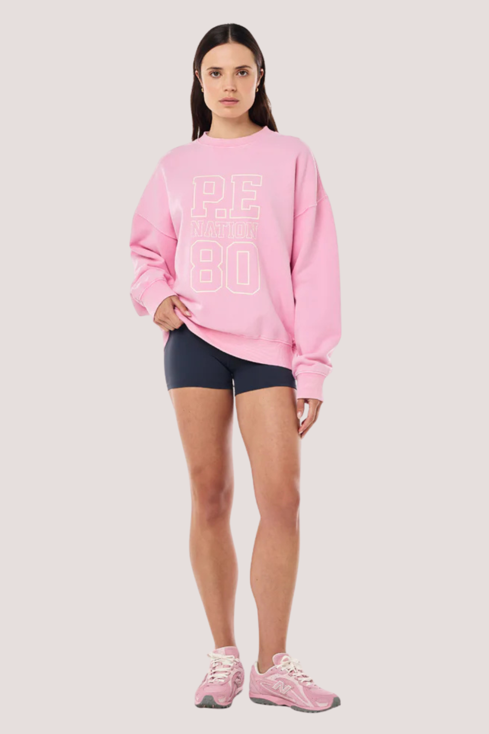 Elysian Sweat | Washed Prism Pink