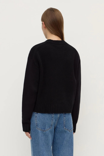 Beau Merino Wool Knit | Black