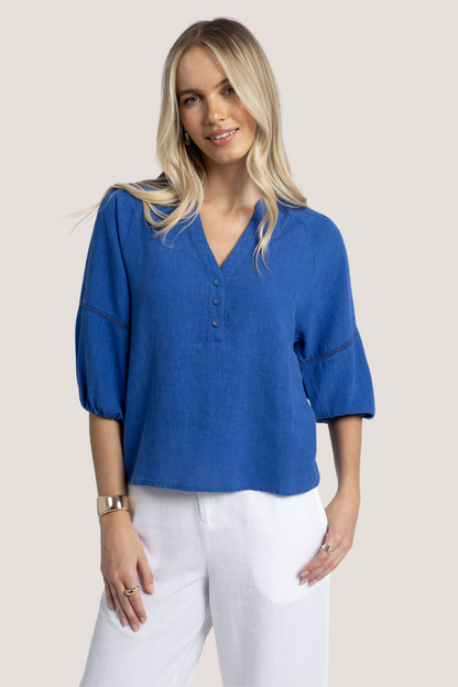 Nixie Blouse | Royal Blue