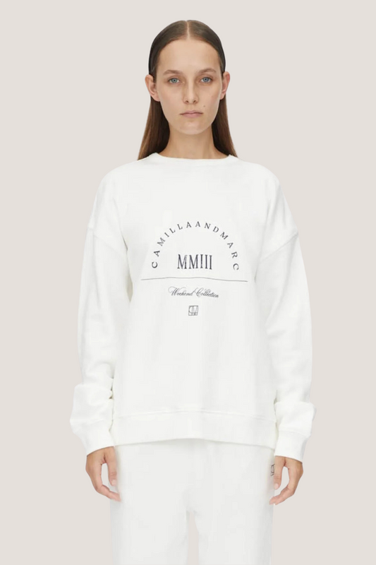 Arcturus Graphic Crew | Milk White