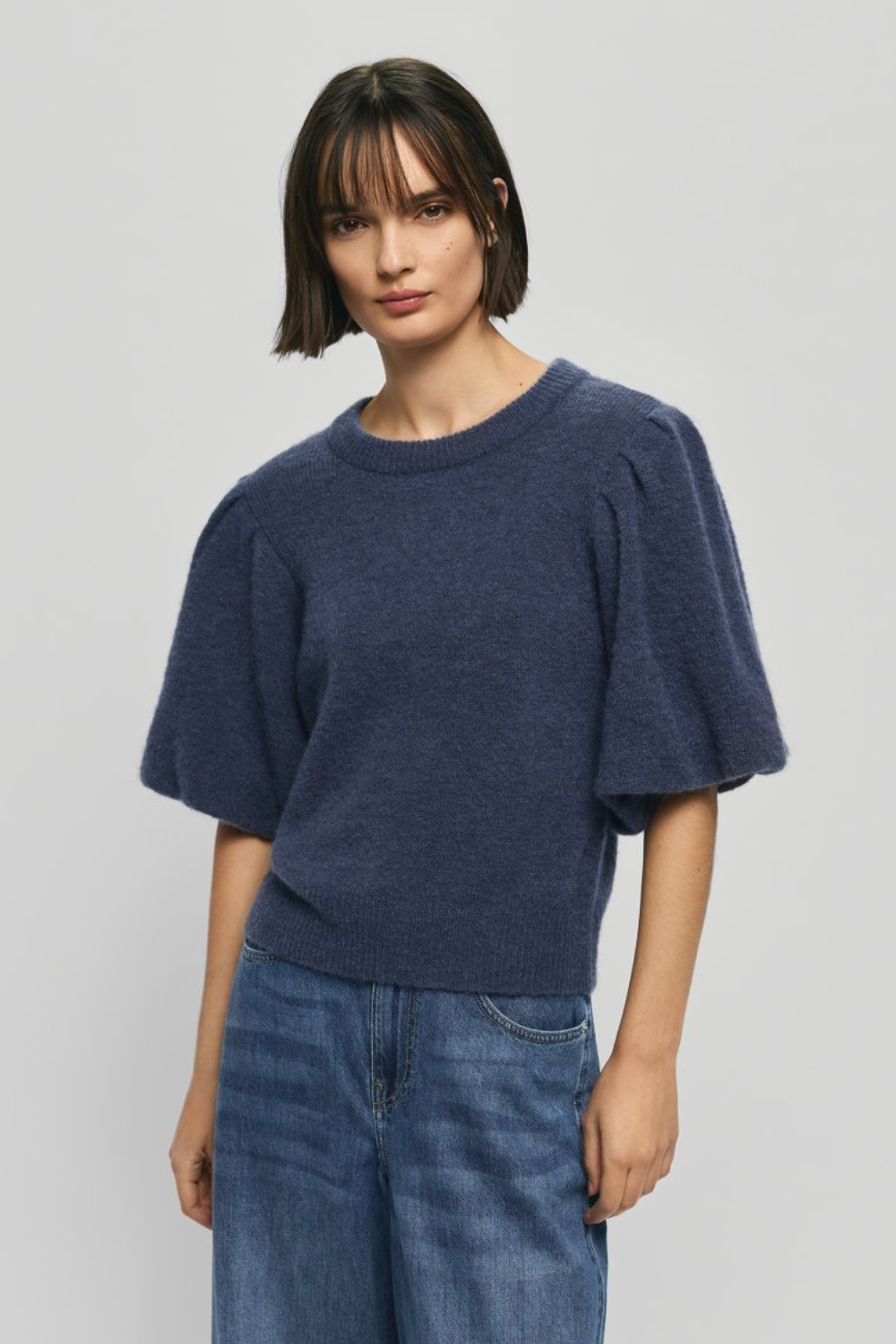 MSCHJini Hope 2/4 Pullover | Vintage Indigo