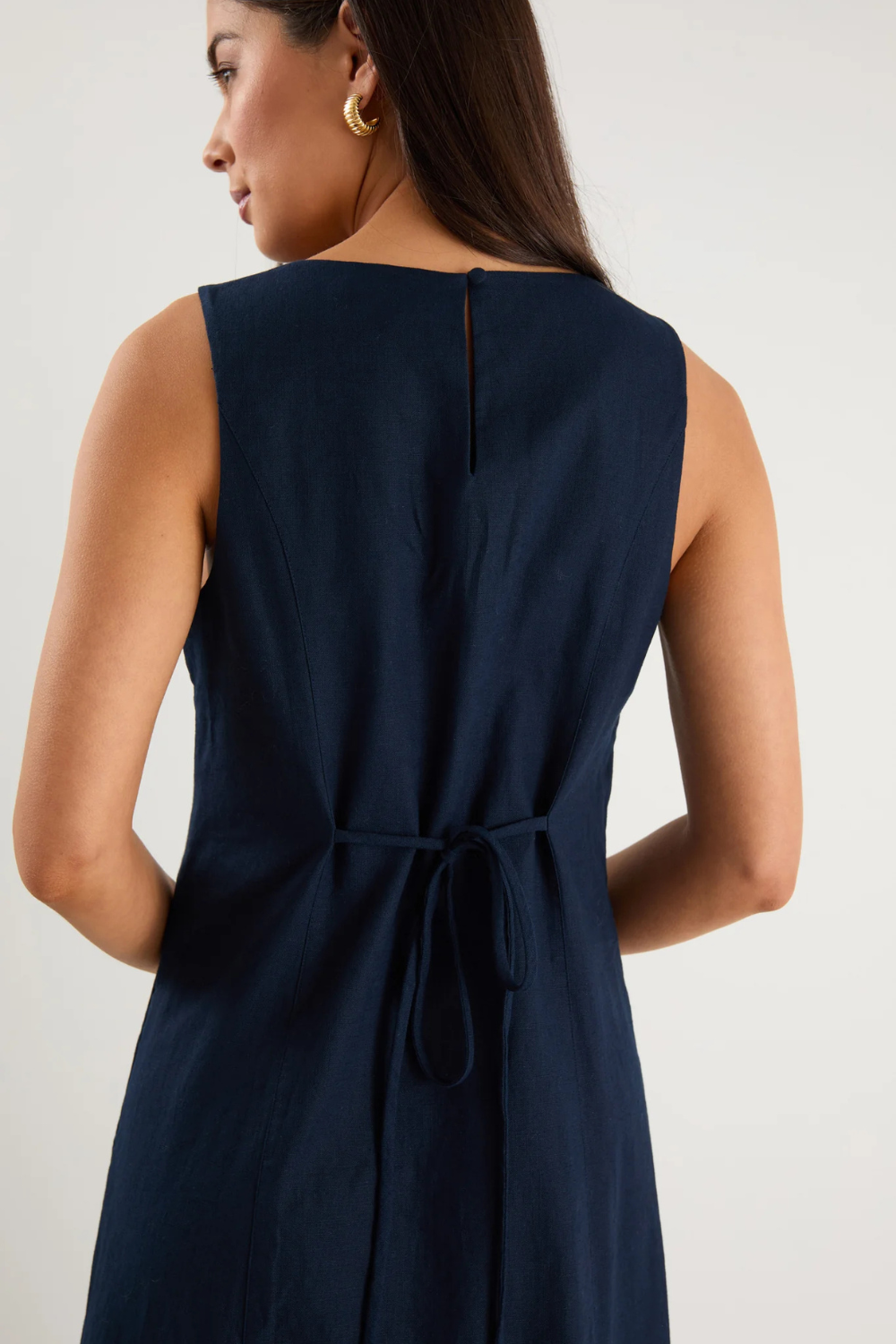 Future Ink Sleeveless Midi Dress