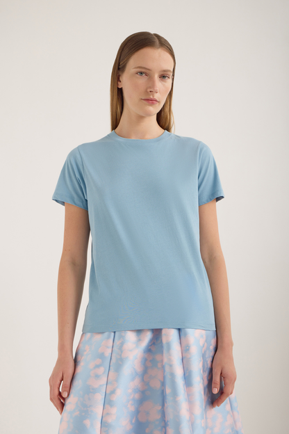 Verte Tee | Washer Blue