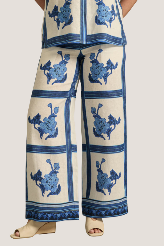 Gesture Pant | Azure Collage