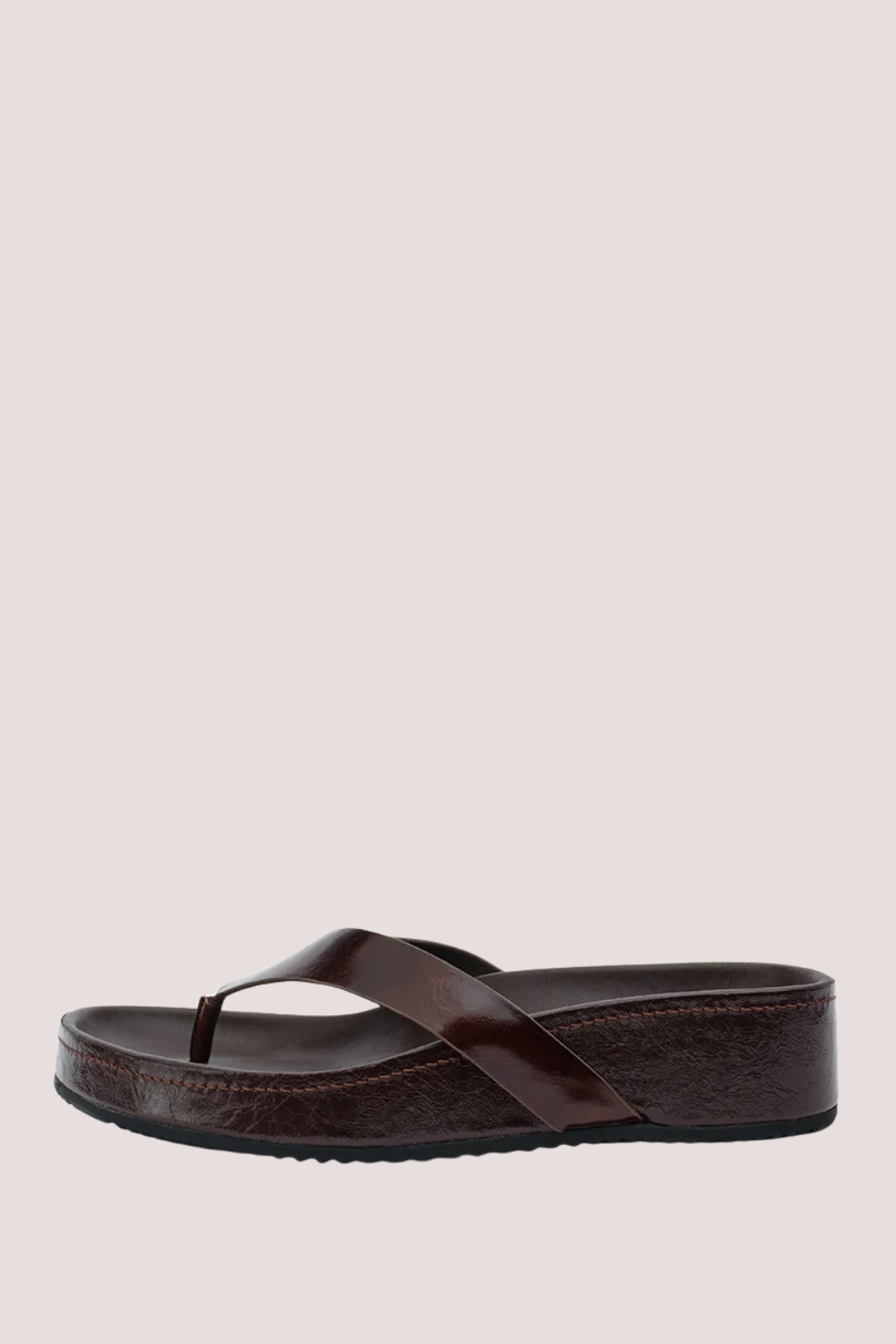 Akiko | Choc Oily Crinkle Leather