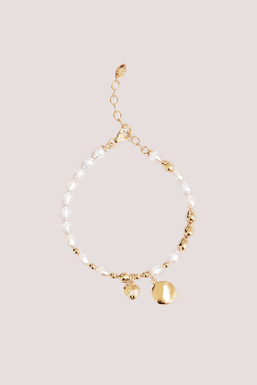 18k Gold Vermeil Love Unbound Pearl Bracelet