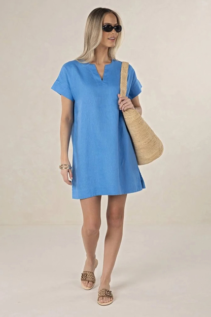 Yana Dress | Cornflower